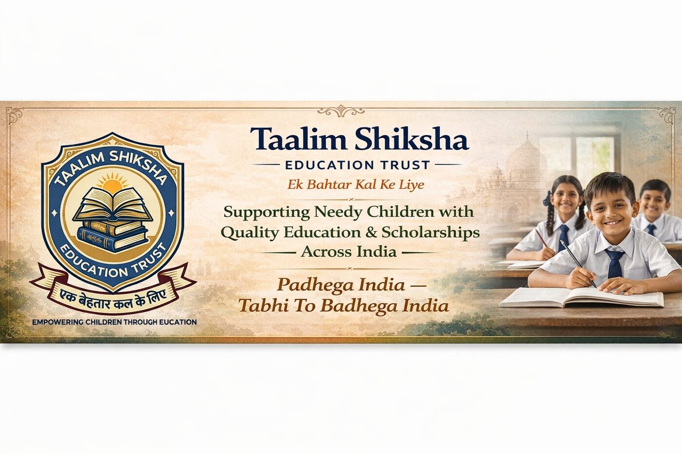 Taalim Shiksha Education Trust banner