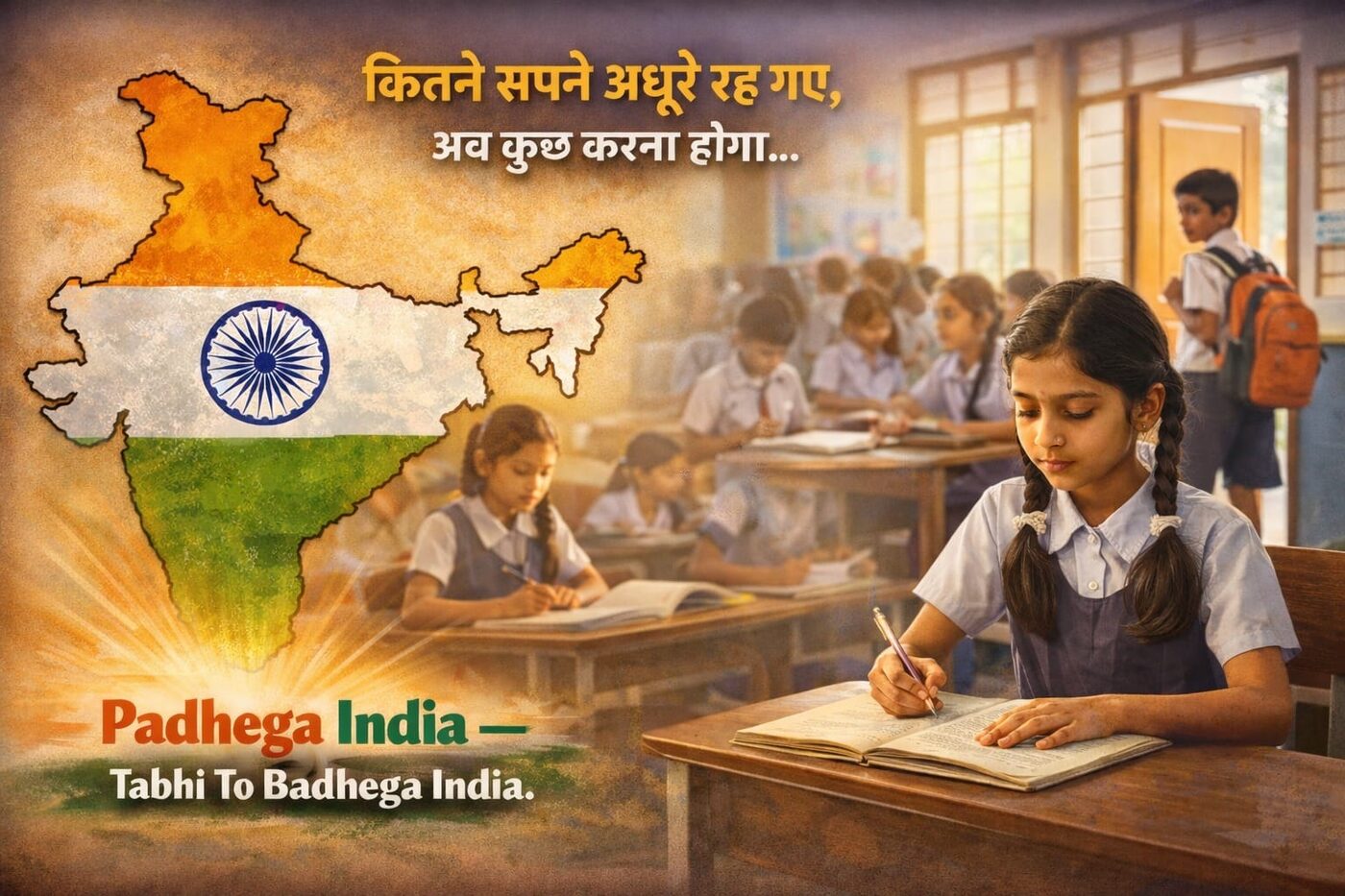 Padhega India campaign graphic